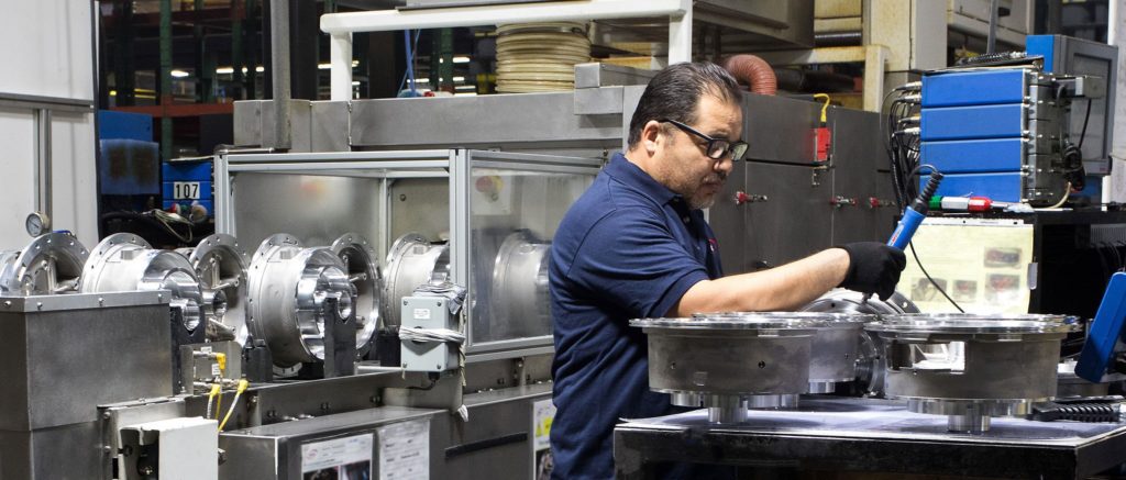 High-volume CNC precision transmission machining equipment at Systrand factory